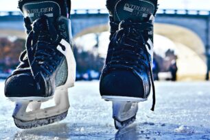 Patinaje sobre hielo en Bilbao: Deslizamiento invernal en la ciudad